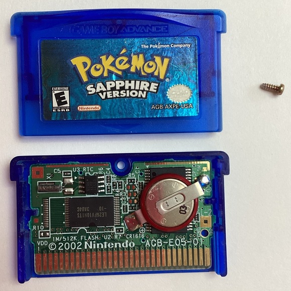 Pokemon Sapphire Version Nintendo Gameboy Advance Game Authentic Game Boy GBA - Picture 8 of 11